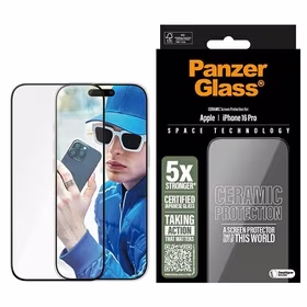 PanzerGlass Ceramic Ekraanikaitse iPhone 16 Pro 6.3" Ultra-Wide Fit 2854