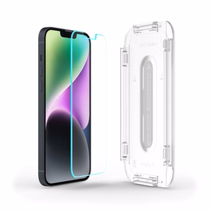 Spigen Glas.tR EZ Fit karastatud klaas iPhone 13 / 13 Pro / 14 / 16e jaoks