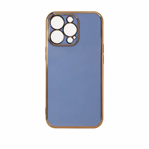 Lighting Color Case Samsung Galaxy A73 5G Gold Frame Gel Cover Sinine kate