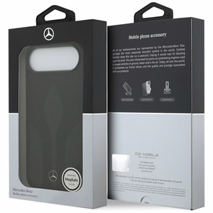 Mercedes Leather The Move MagSafe ümbris jaoks iPhone 17 Air - must