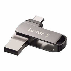 MEMORY DRIVE FLASH USB3.1 64GB/D400 LJDD400064G-BNQNG LEXAR