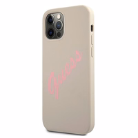 Guess GUHCP12LLSVSGP iPhone 12 Pro Max 6.7" hall roosa/halli roosa hardcase Silikoon Vintage