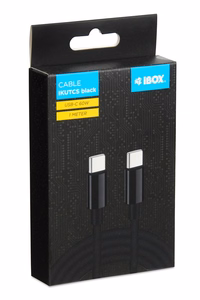 iBOX IKUTC USB-C kaabel 60W 1m must