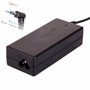 Laadija sülearvutile Akyga AK-ND-68 (19.5V / 2.31A 45W 4.5 x 3.0mm + pin) DELL 1.2m