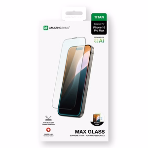 AmazingThing Titan Max Закалённое стекло для iPhone 16 Pro Max