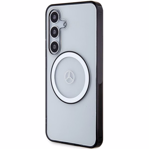 Mercedes Printed Logo MagSafe ümbris jaoks Samsung Galaxy S24 - läbipaistev