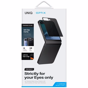 Uniq Optix Privaatsus karastatud klaas jaoks Samsung Galaxy Z Flip 7