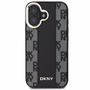 DKNY Checkered Pattern Magsafe iPhone 16 Ümbris - Must