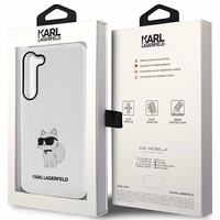 Karl Lagerfeld KLHCS23SHNCHTCT S23 S911 läbipaistev hardcase Ikonik Choupette
