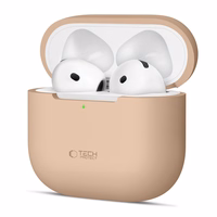 Tech-Protect Silicone Ümbris jaoks Apple AirPods 4 - Beige