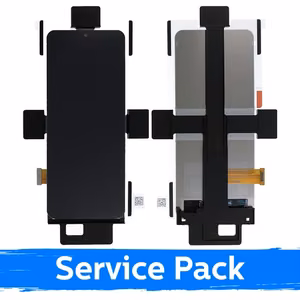 LCD ekraan ühilduv Samsung F731 Z Flip5 (sisemine) must (Service Pack) (NF versioon)