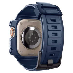 Spigen Rugged Armor Pro Ümbris jaoks Apple Watch Ultra 1 / 2 (49mm) - tumesinine