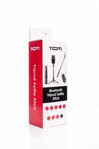 SEEK TOTI Selfie Stick with Lightweight Bracket Tripod L12-B, Black