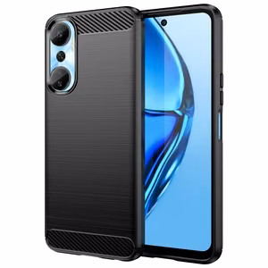 Carbon Ümbris ümbris jaoks Infinix Hot 20 flexible silicone carbon cover must