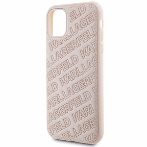 KARL LAGERFELD ümbris jaoks IPHONE 11 KLHCN61PQKPMP jaoks iPhone 11 (Quilted K Pattern) roosa