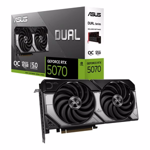 ASUS Dual NVIDIA GeForce RTX 5070 OC 12 GB Videokaart
