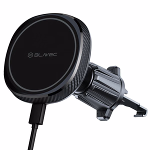 Blavec Car holder BHC-06B 15W magnetic with induction charging and active cooling to air vent (BHC06B-MAVIB) black