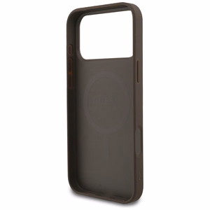 Guess 4G Small Classic Logo MagSafe Ümbris jaoks iPhone 17 Pro Max - Brown