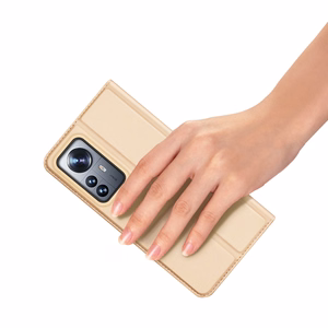 Dux Ducis Skin Pro чехол-книжка для Xiaomi 12 Pro золотой