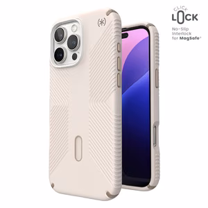 Чехол Speck Presidio2 Grip ClickLock & MagSafe для iPhone 16 Pro Max, Bleached Bone / Heirloom Gold / Hazel Brown