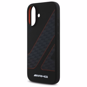 AMG Checkered Flag Pattern MagSafe iPhone 16 Ümbris - must