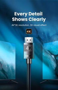 Kaabel Ugreen HD119 HDMI kuni HDMI 2.0m must (40101)