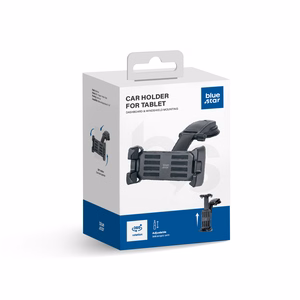sinine STAR Max Wide with lock system car hoidja for tablet 4,7-14" windshield mount must