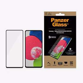 PanzerGlass E2E Microfracture antibacterial glass jaoks Samsung Galaxy A52 / A52 5G / A53 5G - with must raamiga
