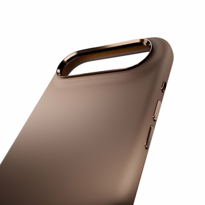 Pure Icon Mag Pro Liquid Silicone Ümbris jaoks iPhone 17 Air, MagSafe Compatible, with Camera Protection and Aluminum Buttons - Brown