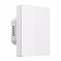 SONOFF M5-2C-80W WiFi Matter nutikas seina lüliti (2-channel, jaoks raam)
