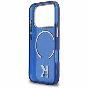 Karl Lagerfeld IML K Head Logo MagSafe Ümbris for iPhone 17 Pro - sinine