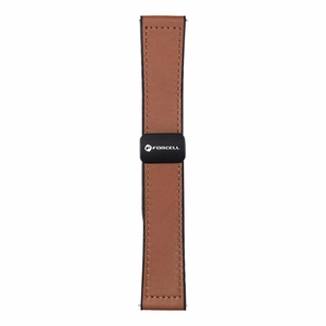 Strap to Samsung Galaxy Watch Forcell F-Design FS20 magnetic eco-friendly leather 20 mm brown