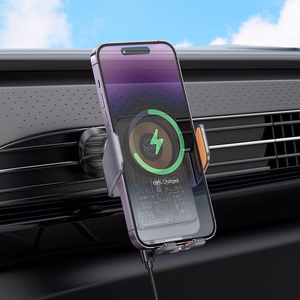 Juhtmevaba car phone Hoidja Hoco 15 W air vent HW7 hall