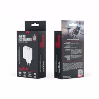 Maxlife MXTC-07-45AC PD QC laadija 1x USB-C 1x USB 45W valge