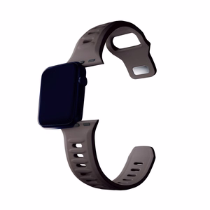 3mk silikoonrihm Apple Watchile, 42/44/45/46/49 mm, Taupe, suur suurus