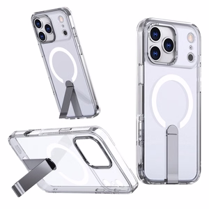 Hybrid Armor X ümbris Samsung Galaxy S25 FE jaoks alusega, MagSafe'iga ühilduv, läbipaistev