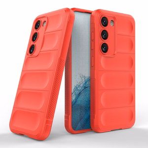 Magic Shield Ümbris jaoks Samsung Galaxy S23+ flexible armored cover punane