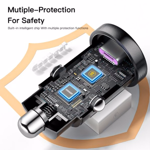 Autolaadija Essager Gyro Mini sinine 30W (2xQC3.0)
