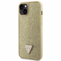 GUESS ümbris jaoks IPHONE 13 / 14 / 15 GUHCP14SHDGTPD (Rhinestone Triangle) kuldne