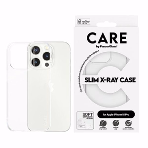 CARE by PanzerGlass Slim X-Ray Ümbris jaoks iPhone 15 Pro - Clear