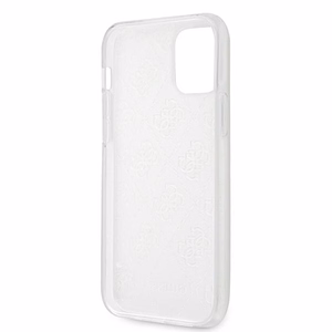 Guess GUHCP12M3D4GTR iPhone 12/12 Pro 6.1" прозрачный жёсткий чехол 4G 3D Pattern Collection