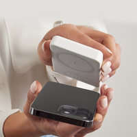 Powerbank SBS TEBB5000MAG1CW 5000 mAh USB-C, MagSafe ühilduv - valge