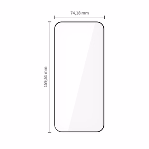Закалённое стекло Tech-Protect Glass Fit+ 2 шт. для Xiaomi Poco F8 Pro Ultra - чёрное