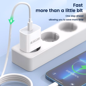 Laadija Jellico AK180 20W USB-C + USB-C to USB-C kaabel 1.0m valge