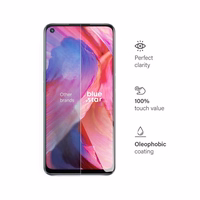 Karastatud klaas to Oppo A74 5G sinine Star