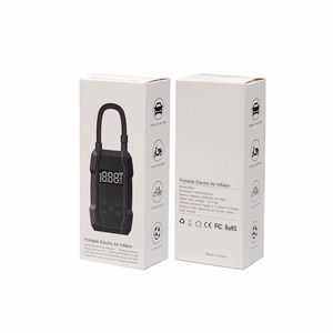 WEKOME Pi801 kaasaskantav elektriline rehvipump 2000 mAh akupangaga, must