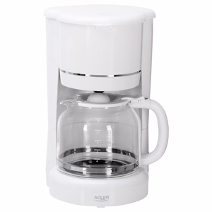 Adler AD 4383w tilkkohvimasin jahvatatud kohvile, 1,5 l, valge
