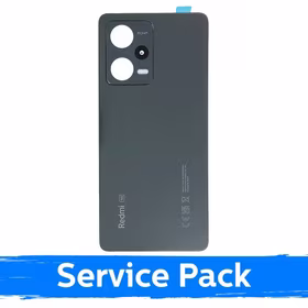 Tagakaas ühilduv Xiaomi Redmi Note 12 Pro 5G / Midnight Black / (Service Pack)