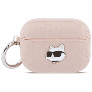 Karl Lagerfeld Monogram Choupette Head Ümbris for AirPods Pro 3 - roosa