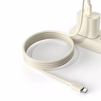Dudao L7SC USB-A - USB-C kaabel 5A 1m - beige